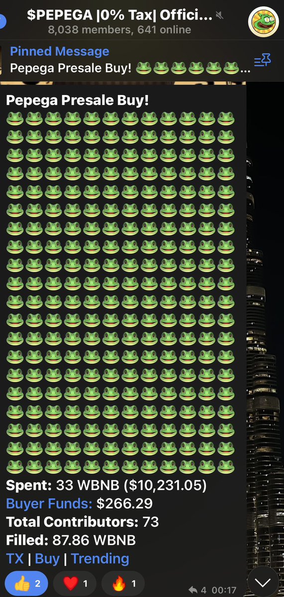 We weren’t kidding when we said we have a whale network🐳

Just the start!

pinksale.finance/launchpad/0x03…

#pepe #pepeAI #bscgem #BSCGemAlert #binance #fairlaunch #crypto