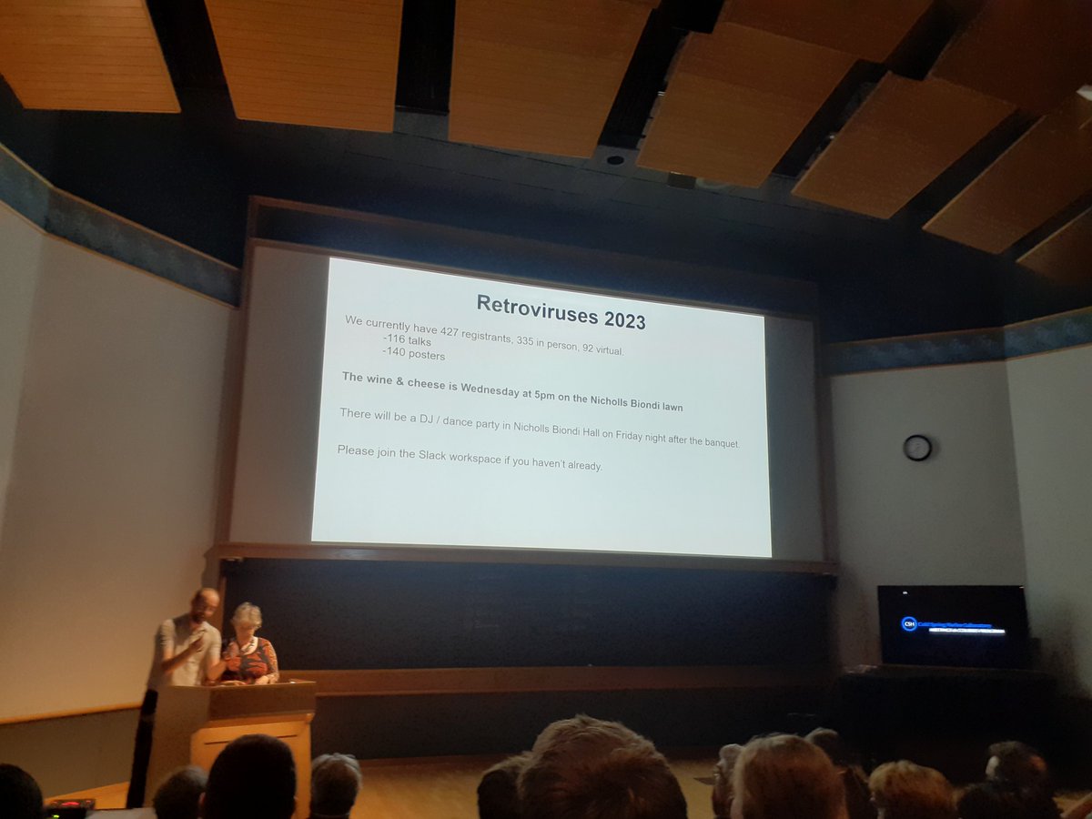 DorotaKmiec's tweet photo. The fun starts now at the retrovirology meeting #retro2023 #cshl2023 https://t.co/EMxExqgXga