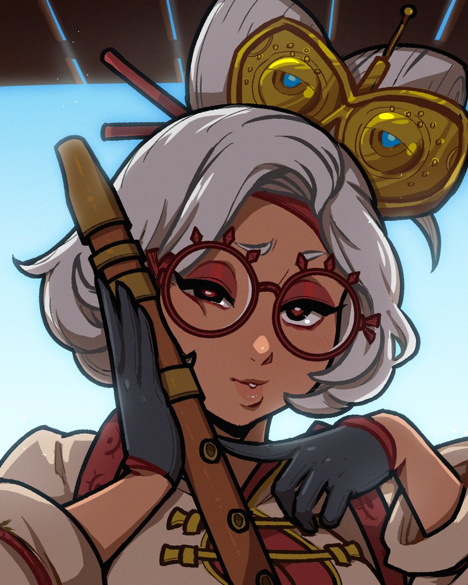 I wanted to draw Purah holding that flute to her cheek, for absolutely no reason 😌