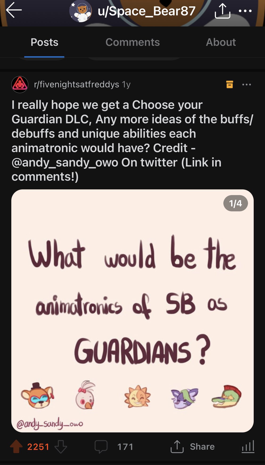 THIS. This is why the Choose your Guardian DLC concept is the