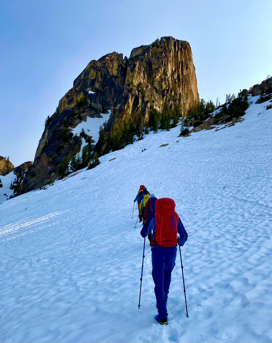 South early winter spire in the North Cascades