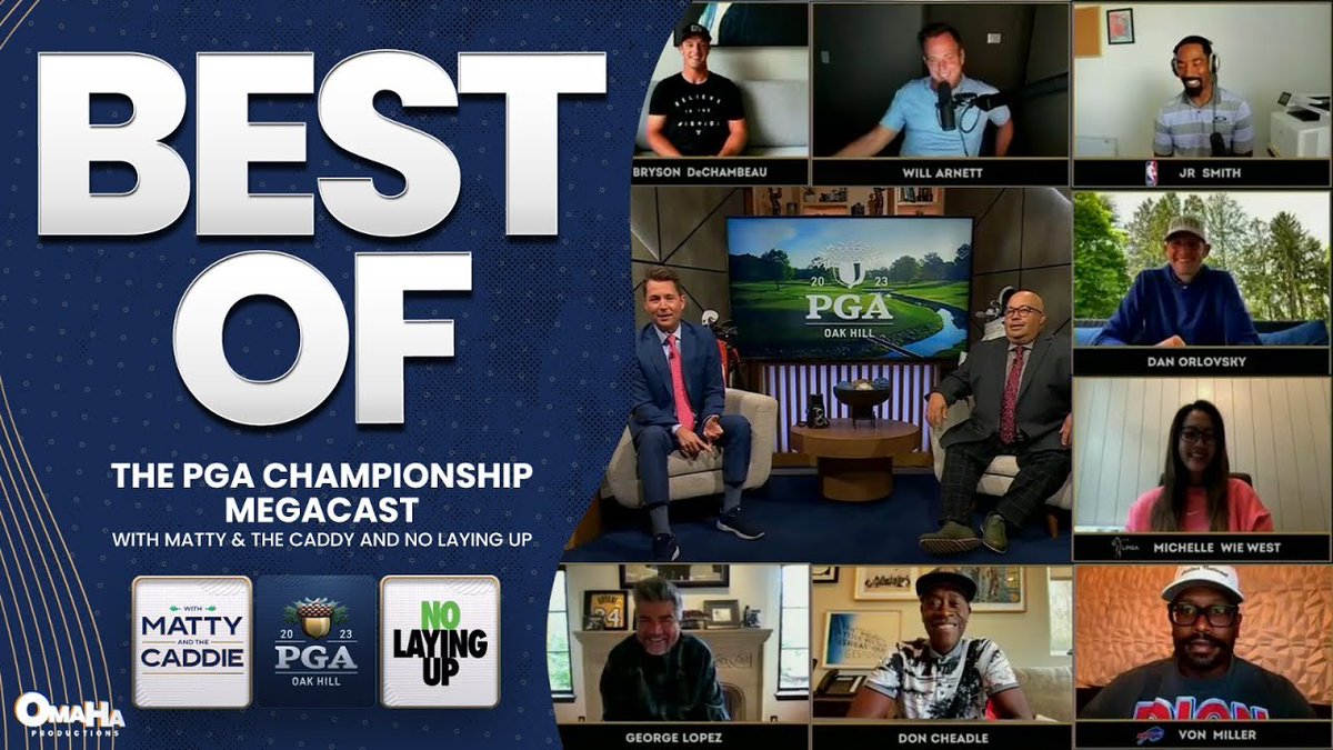 Best of the PGA Championship MegaCast with Matty & The Caddie
 
fogolf.com/515432/best-of…
 
#EliManning #Manningcast #OmahaProductions #PeytonManning #PGAOfficialWorldGolfRanking #PGARanking #WillZalatoris