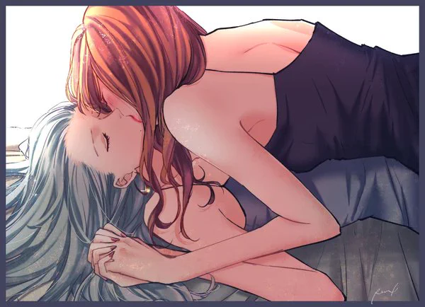 【創作社会人百合】キスの日