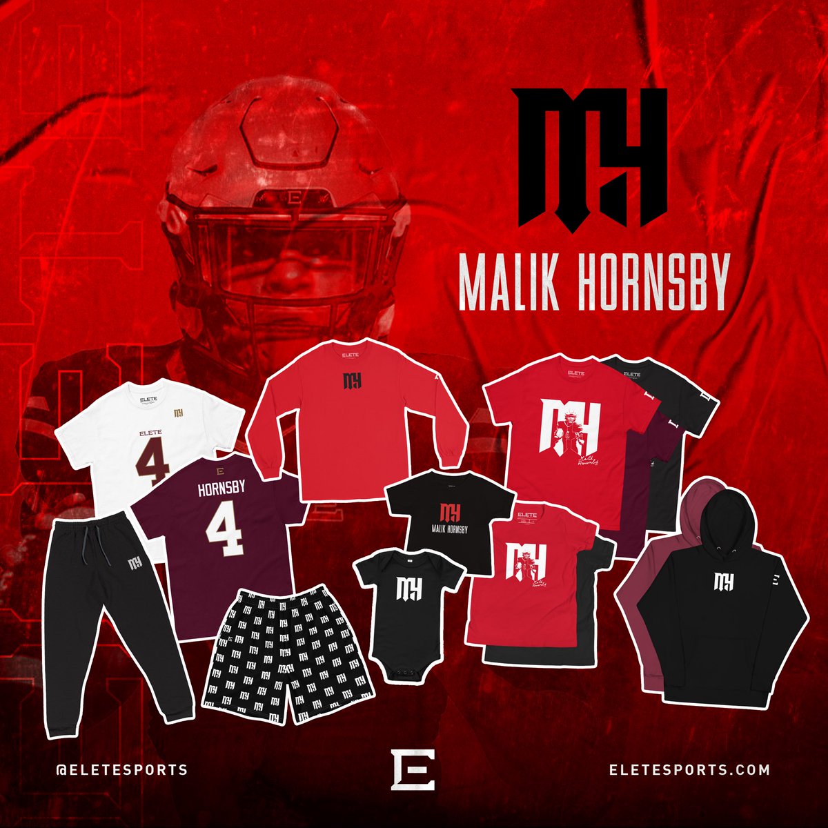 The official <a href="/1MalikH1/">LEEK🦍👑</a> merch collection is now LIVE! You can help to promote their personal brand and showcase your support to others fans. #eletesports #custommerch