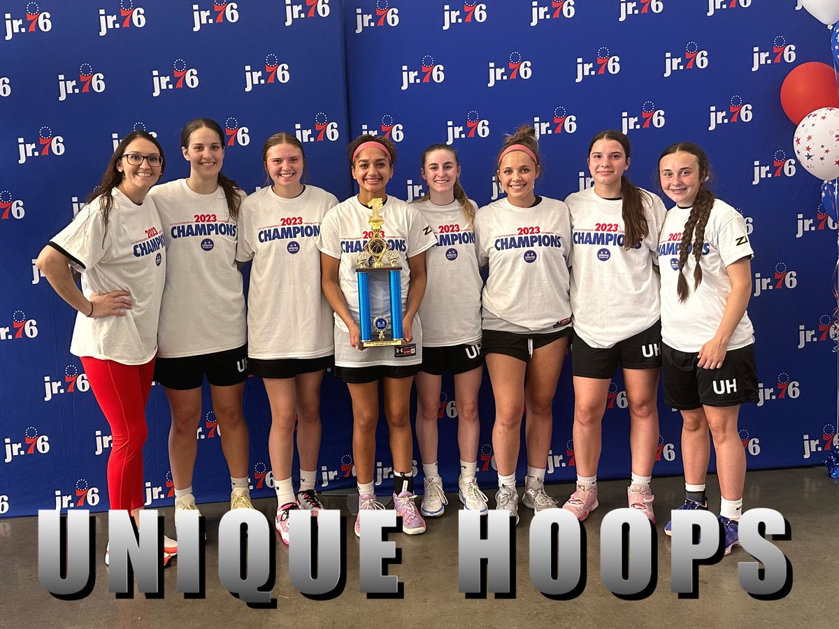 UniqueHoops's tweet photo. Congratulations to our @UniqueHoops 2024 girls for bringing home the @zg_midatlantic 76ers Spring Showcase Championship.  Now, let's get ready and prepare for North Carolina this weekend. 
#ItStartsWithKOP
#uniquehoopsbball https://t.co/EHddWBOMRt