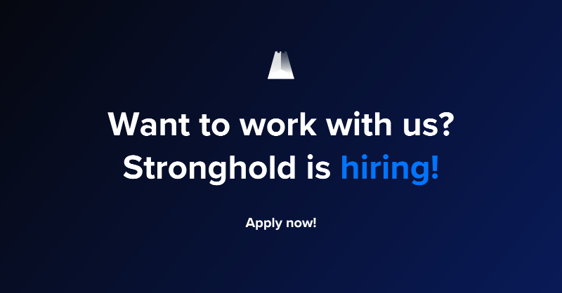 strongholdpay's tweet photo. Are you a team player who wants to join a fast-growing company building the future of #crypto #payments and #fintech? 

We are #hiring: 
🔹Director of Crypto Markets
🔹Marketing Associate

Apply today!