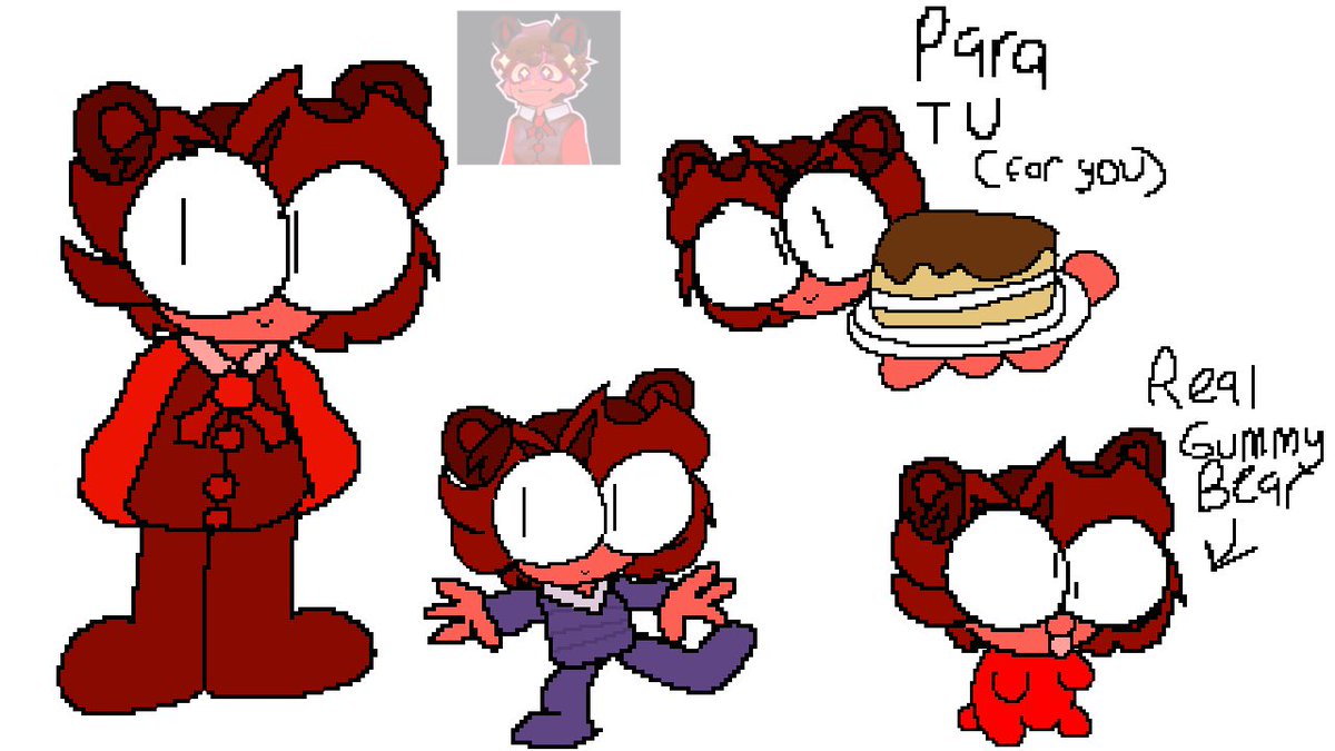 themonkeyking_0's tweet image. GummyBear Sprite Doodles
@BeanNotHere
@dqwnfx 
#jellybeanfanart
#twitchswitch