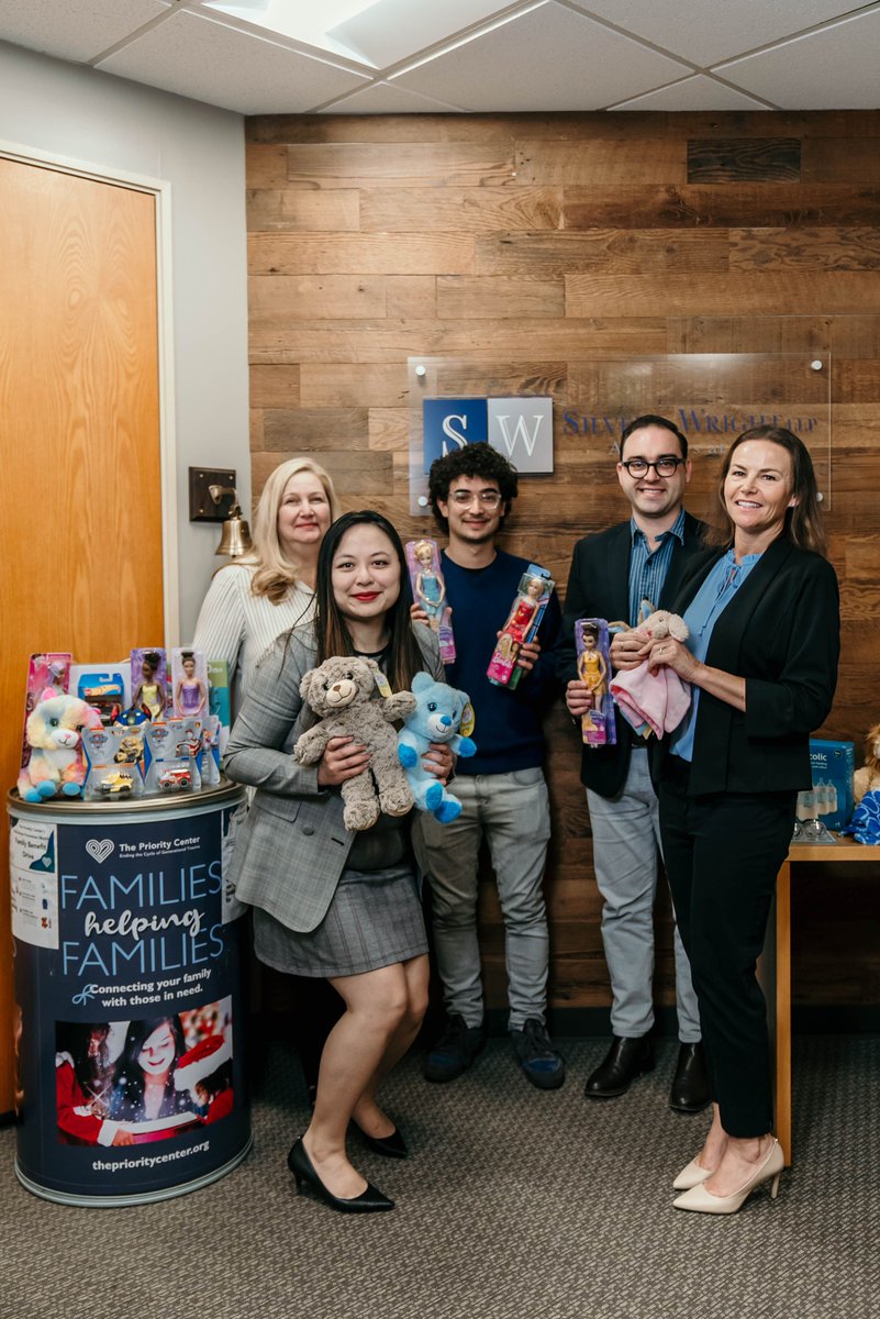 prioritycenter's tweet image. We thank Silver &amp;amp; Wright LLP for their incredible support! 
Most recently, Silver &amp;amp; Wright hosted a  family benefit drive, collecting donations such as stuffed animals,  age-appropriate toys, and diapers to support the needy families we serve here at The Priority Center.