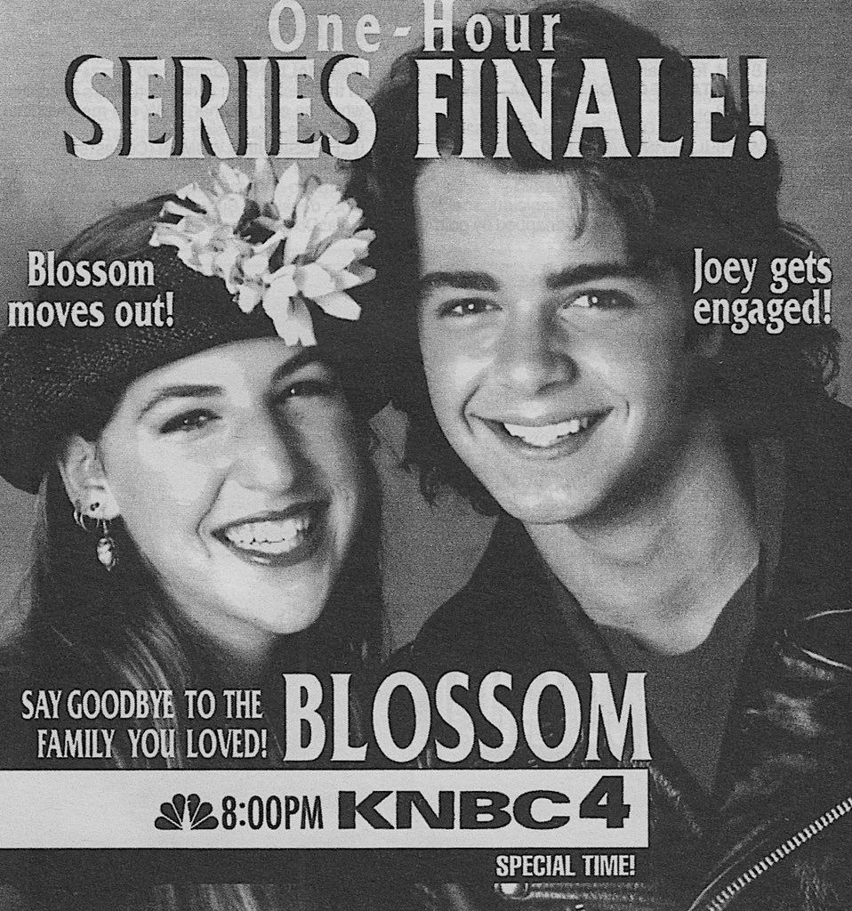 📺The series finale of 'Blossom' aired 28 years ago, May 22, 1995, on NBC