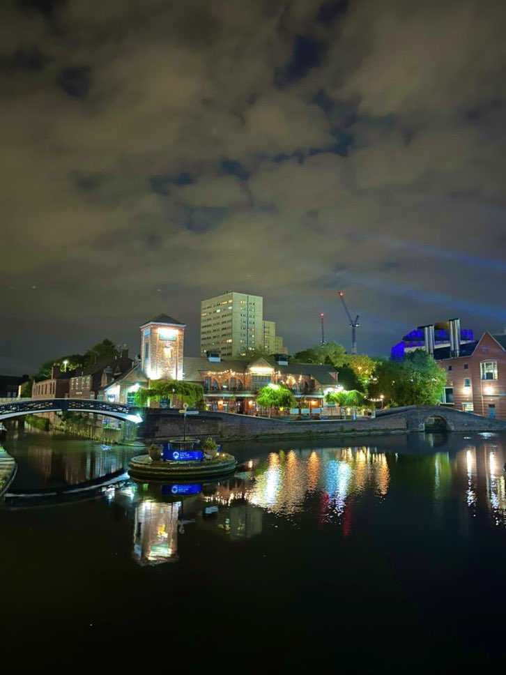 #LoveBrum ♥️
A really lovely evening out in my adopted “home” of 18 years. I took this view for granted when I used to work here. Gosh. 
Brum, I have missed you so much ♥️