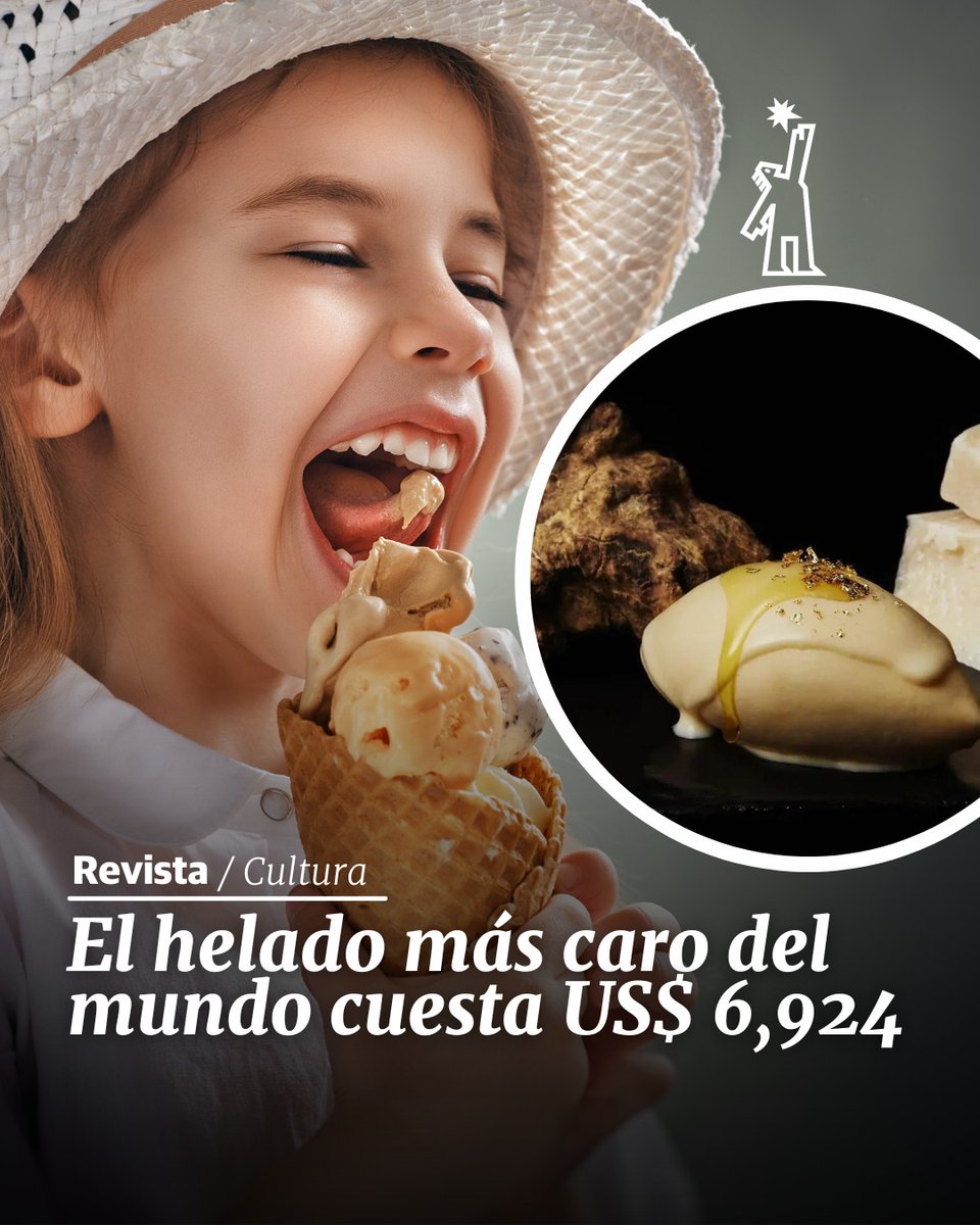 DiarioLibre's tweet photo. ✨ |#RevistaDL| El helado más caro del mundo cuesta US$ 6,924
https://t.co/iGEAog3VP9
#DiarioLibre #Helado #Cellato #RecordGuinness https://t.co/Ql4OxlFd5X