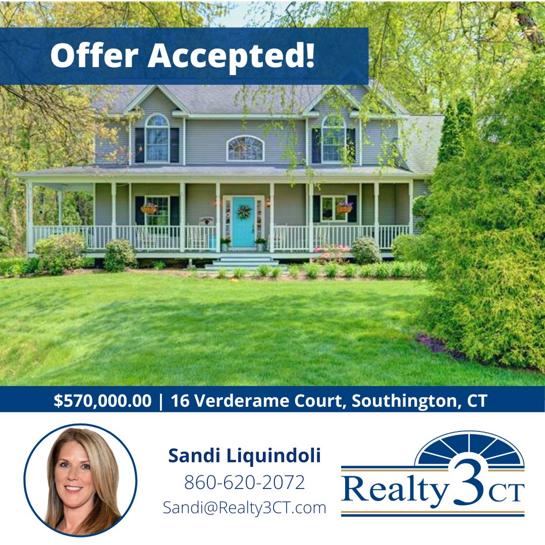 Realty3CT's tweet image. ❤️Our REALTORS®️ help you correctly price and market your home for a #FASTSALE at a #GREATPRICE📱860-621-7323 | ✉️ info@realty3ct.com | 💻realty3ct.com #SELLINGCONNECTICUT for 43+ YEARS #underdeposit #inescrow #offeraccepted #ctrealtor #ctrealestate #usa #selling #home