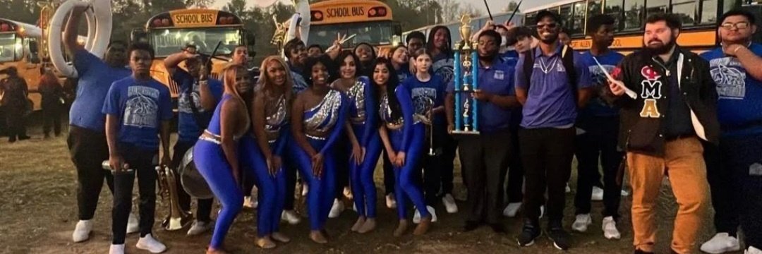 When we received the 3rd place trophy in the "Smackdown" Battle of the Bands this year