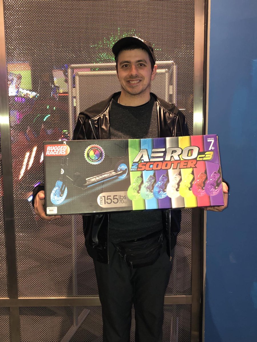 Had an awesome #VictoriaDayWeekend at GameTime Mississauga! Won almost 40,000 tickets. Got a brand new #scooter with my winnings. Be sure to visit GameTime Mississauga guys. It's amazing! #VictoriaDay #VictoriaDay2023 #Fun #Entertainment #Trending #Games gametimefun.com