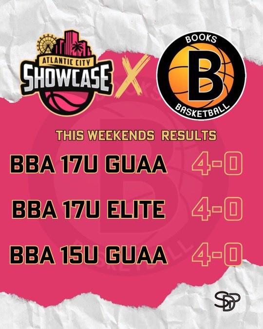 3 BBA Undefeated teams @ Atlantic City Showcase @SelectEventsBB  #GetBetterEveryDay