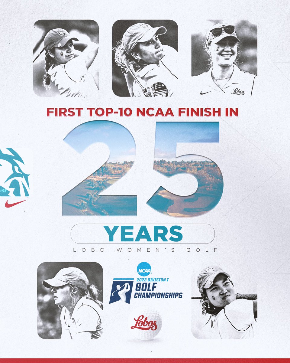 Great run at Grayhawk ends with a T-9th finish. First top 🔟 at #NCAAGolf for the Lobos since 1998. #GoLobos