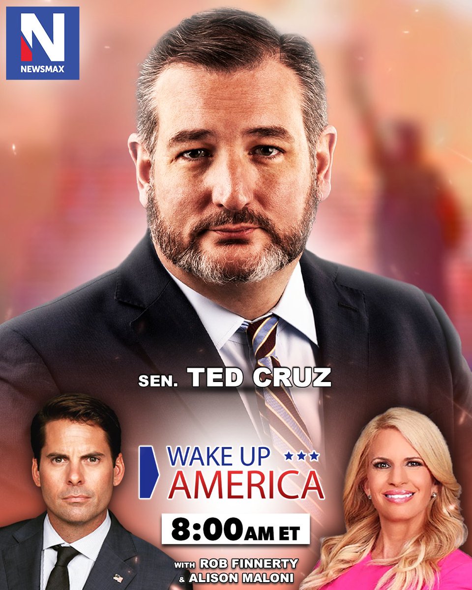 Newsmax On Twitter Wakeupamerica Tuesday Sen Ted Cruz Joins Robfinnertyusa And