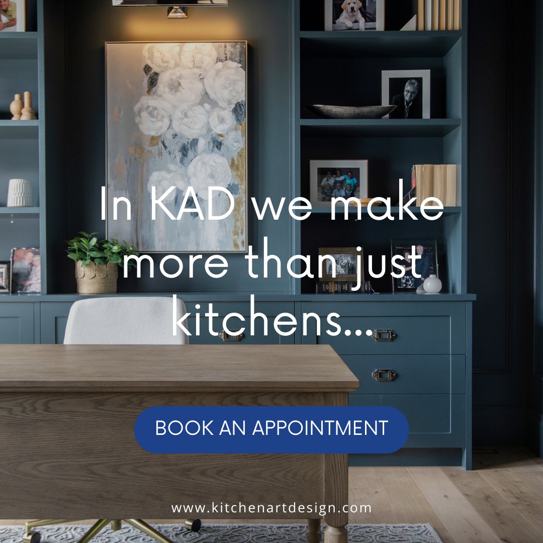 The kitchen is the heart of the home. But just like there is more to the body than the heart alone, there is more to the home than the kitchen alone. Working with KAD, you have the freedom to add custom millwork such as TV units, pantries, closets, bathroom vanities, and more!
