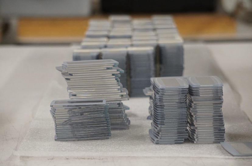 Unique bevel cut acrylic pieces for our friends at EECU are filling our “fab” shop tables. Let us help fabricate your unique pieces. #fab #fabshop #acrylic #custom