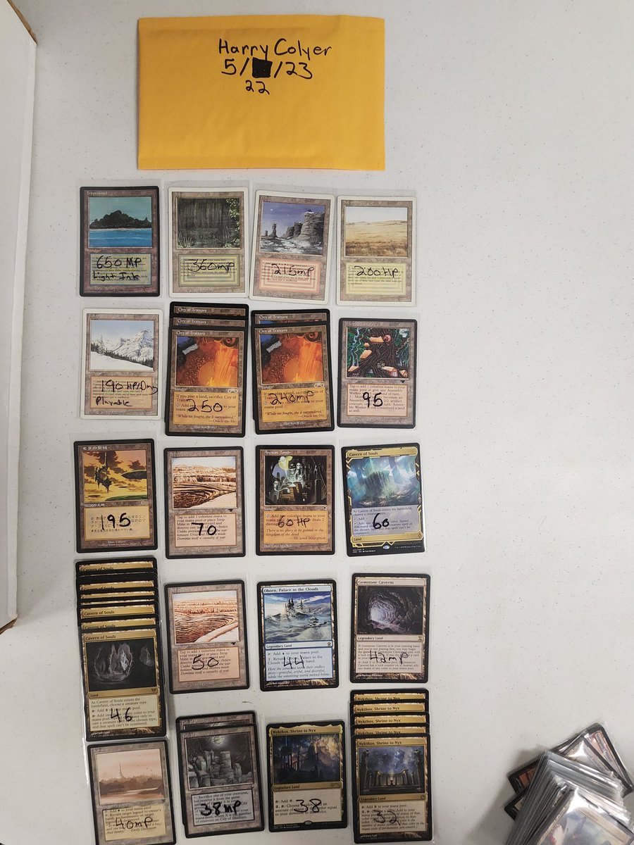 HarrySellsCards's tweet photo. Huge MTG sale thread
88 total pics all nested as replies to this tweet
5% discount for retweeting
Shipping is $4 for tracking
No PWE or international 
Ref thread pinned to account
#mtgbuysell https://t.co/Pd7KpfBQ8t