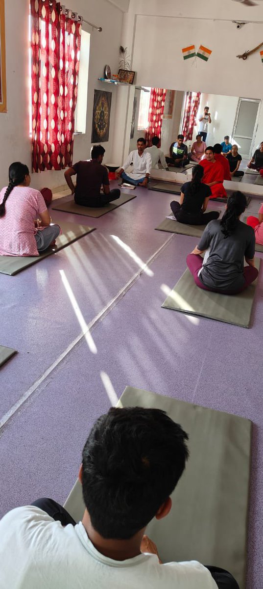 🕉️ आज प्रातःकाल योग शिविर का प्रचार - प्रसार