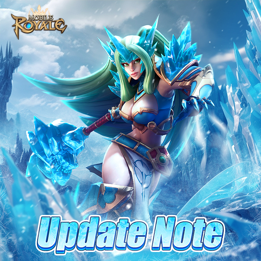 MobileRoyaleMR's tweet image. [New]
◆ New Hero: [Frosty Summons] Eunora
◆ Castle Skin: [Mirage Castle]
◆ Avatar Frame: [Divine Dragon]
◆ Events in June: [Birthday Bash] and Coupon Event [Fatherly Love]

#mobileroyale #updatenote