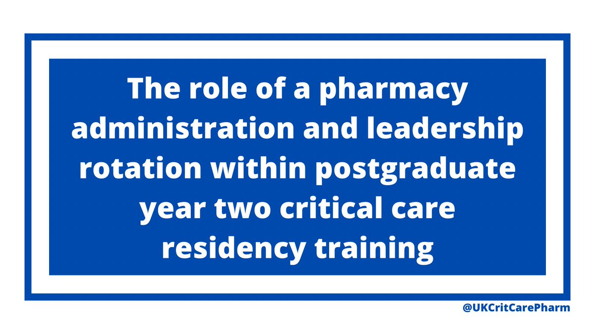 ✍️ Manuscript Monday 💻

Checkout the latest <a href="/JACCPJournal/">JACCP</a> to read about a unique rotation experience offered to <a href="/UKPharmRes/">UK Pharmacy Residency</a> PGY2 CCRs

@camelpanda <a href="/AliW_PharmD/">Ali Wiegand</a> <a href="/MLB_PharmD/">Michael Behal</a> <a href="/jmdemps23/">Jackie Bishop, PharmD, BCCCP</a> <a href="/bill_olney/">Bill Olney</a> <a href="/JFlynn265/">Jeremy Flynn</a> <a href="/AFlanneryPharmD/">Alexander Flannery</a> <a href="/RealKRuf/">Katie Ruf</a> #PharmRes #PharmICU

🔗accpjournals.onlinelibrary.wiley.com/doi/10.1002/ja…