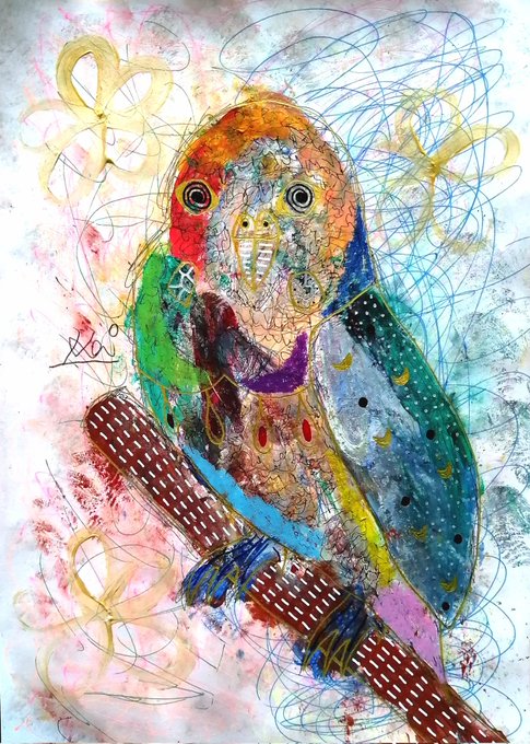 「bird colorful」 illustration images(Latest)