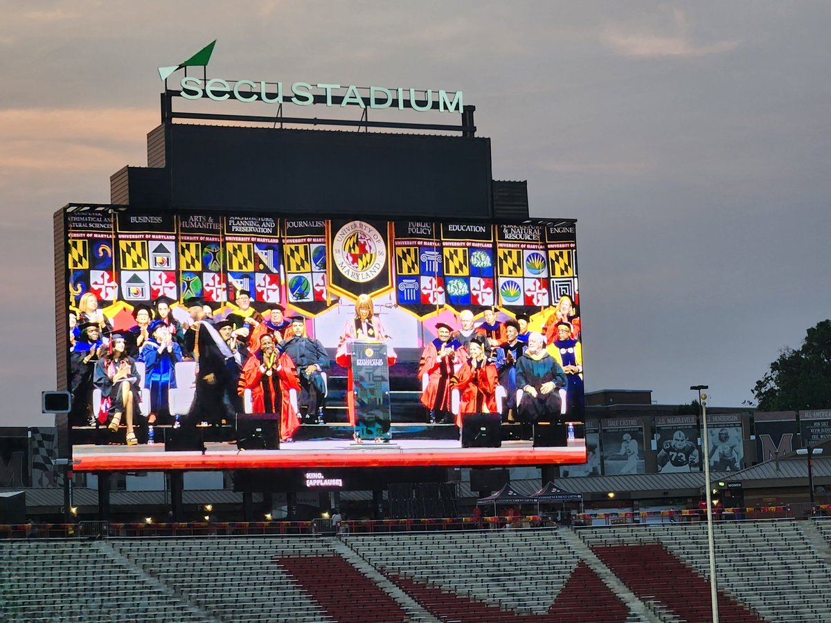 Ms. <a href="/GayleKing/">Gayle King</a>, you were FANTASTIC! Nerves? What nerves?  Spot on all the way. Glad you said YES! #funny #inspiring #concise #umcpcommencement2023