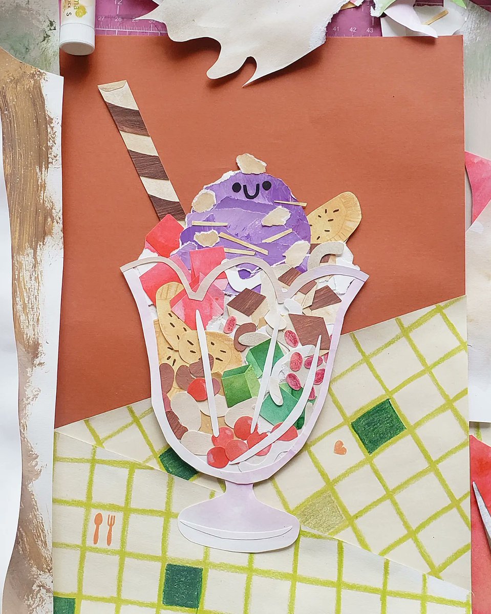 ModEnchantment's tweet image. Halo Halo on a sunny day. 💜🌈⁣
⁣Seriously, it&apos;s been crazy hot these past few days.  This illustration helped me get my mind off the heat.  Unfortunately, now I&apos;m hungry.😂⁣

#artist #illustration #hawaii #filipino #filipinofood #halohalo #filipinodessert #foodillustration