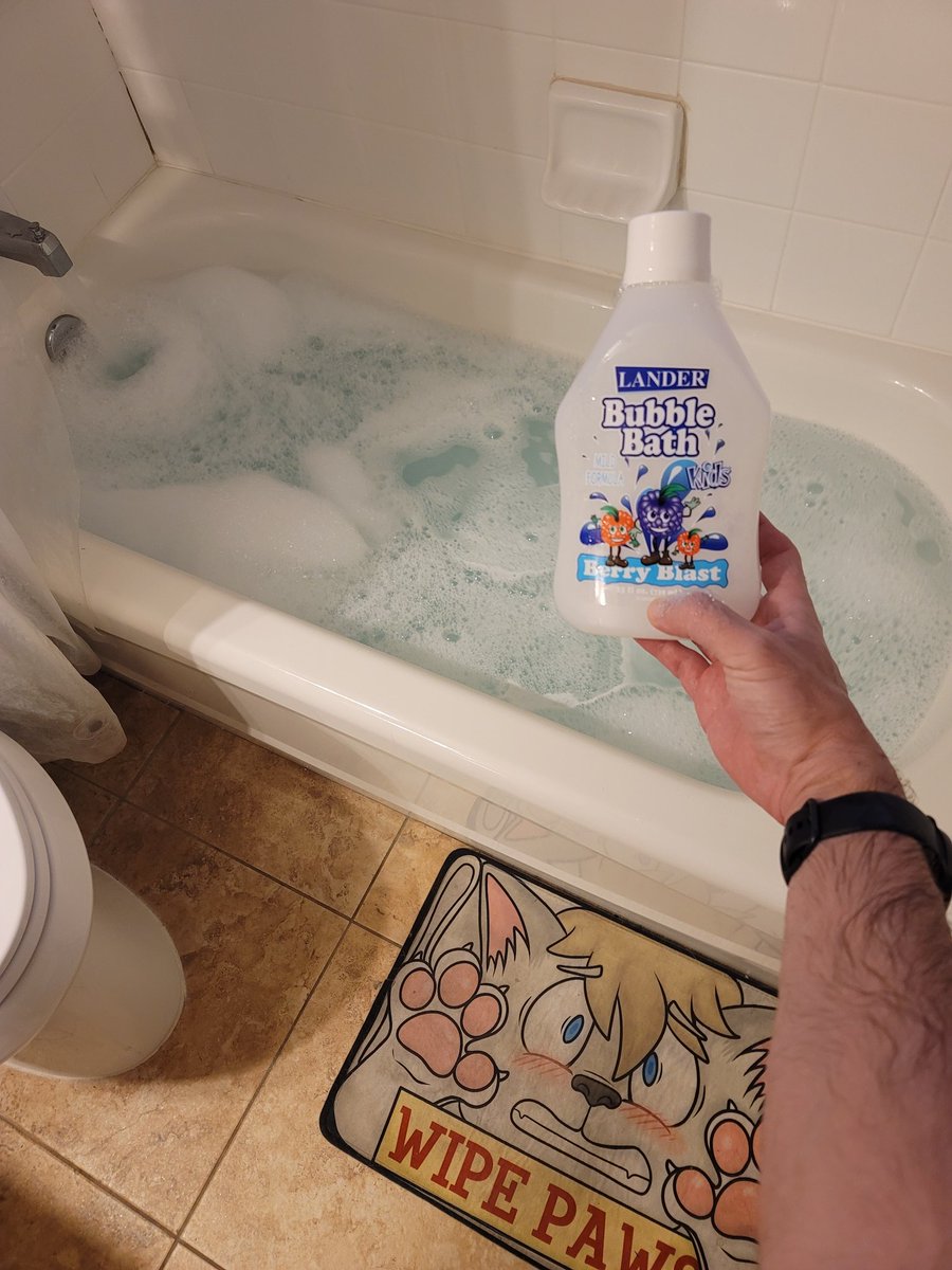 I'm a grown-up: if I want to use an entire bottle of bubble bath, I will. 😤