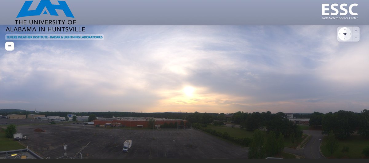 NWSHuntsville: [7:15 PM]: Clouds are helping to make a colorful #sunset this evening here at <a href="/NWSHuntsville/">NWS Huntsville</a>. We hope that you are getting a chance to enjoy it at your location! Image courtesy of <a href="/UAHSWIRLL/">UAH SWIRLL</a>.