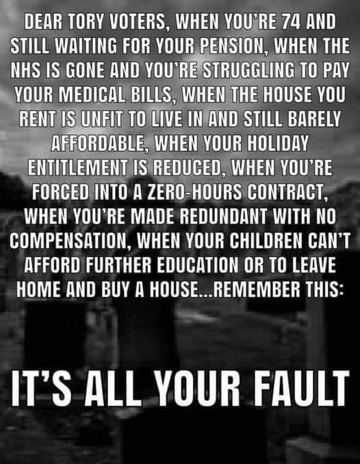 Dear Tory Voters

This 👇