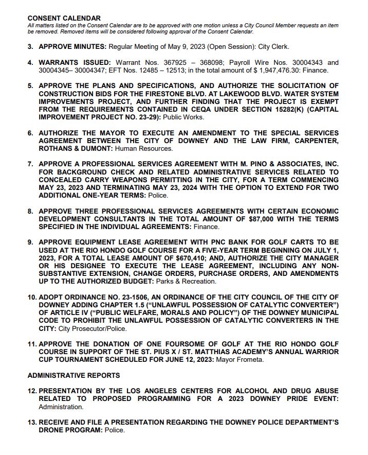 City Of Downey Government On Twitter The Agenda For Tomorrow S City City Of Downey Government On Twitter The Agenda For Tomorrow S City