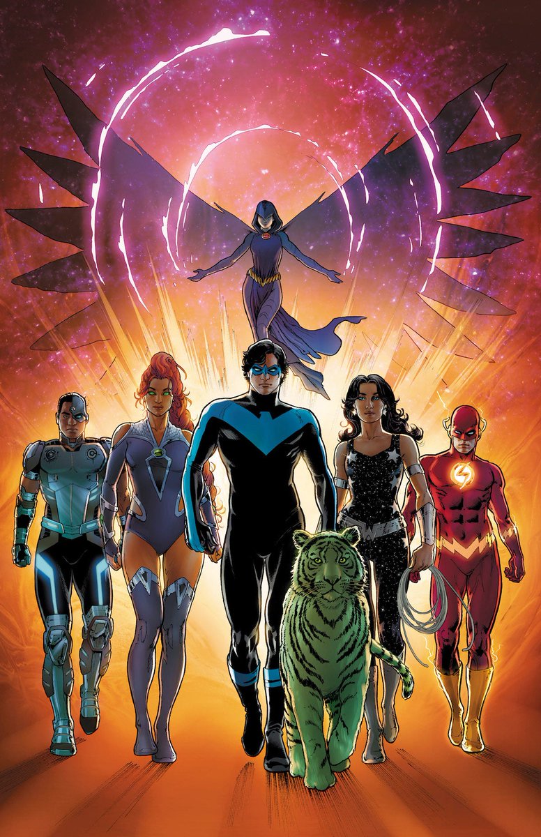 1ComicBooksBlog's tweet photo. @TomTaylorMade and @nicola_ascott put another @DCOfficial title on this old fanboy's sub list.
#TomTaylor #NicolaScott #DCComics #TitansDC #TheFlash #Raven #Changeling #DonnaTroy #Cyborg #Nightwing #Starfire
https://t.co/HSdmQvZlCN https://t.co/y2kViRa0Yd