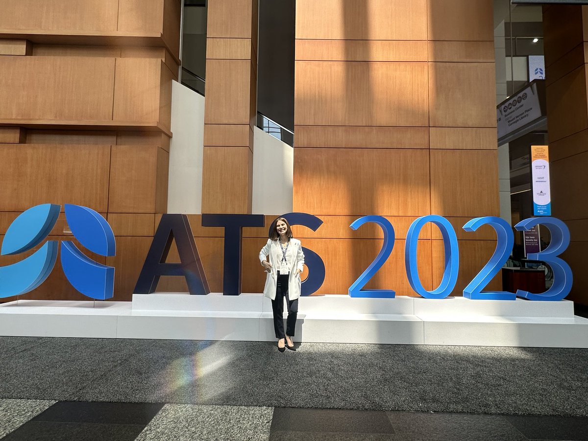stateofSofi's tweet photo. Can’t wait to present my poster and attend group discussions tomorrow! #ATS2023 #americanthoracicsociety #WashingtonDC #publichealth #clinicaltrials #epitwitter https://t.co/zv3MnaBHon