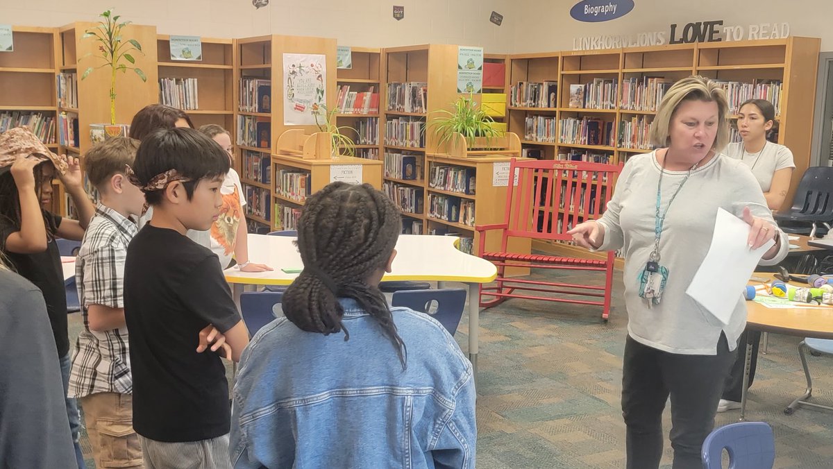 TechTeachVB's tweet photo. Reviewing Language Arts is so much fun through gamification! These 5th gr students are on π₯ communicating, collaborating, and competing to solve LA questions. Plot twist...bonus points for physical challenges too!!!
#vbits #vblms #VASOL @DebraGibbs @paulamott13 @KScarbs https://t.co/zJfDJ5IGmM