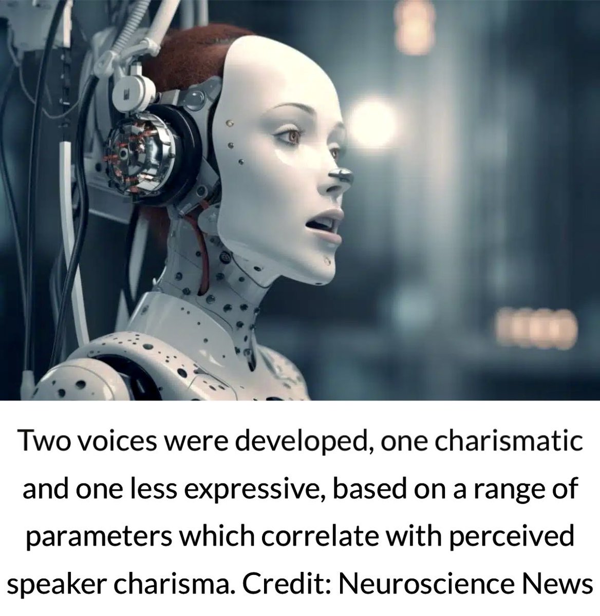 Eveline Ruehlin (@enilev) on Twitter photo Charismatic #Robot #Voices: A Boost for #Team #Creativity?
By <a href="/FrontiersIn/">Frontiers</a>
Via <a href="/NeuroscienceNew/">Neuroscience News</a>
👉neurosciencenews.com/robot-charisma…
#Neuroscience #Robotics #AI #Neurotechnology #HealthTech
<a href="/SpirosMargaris/">Spiros Margaris</a> <a href="/mvollmer1/">Dr. Marcell Vollmer 🇺🇦 #StaySafe #CES2025</a> <a href="/Nicochan33/">Nicolas Babin</a> <a href="/IanLJones98/">Ian Jones</a> <a href="/BetaMoroney/">Tony Moroney</a> <a href="/JohnNosta/">John Nosta</a> <a href="/GlenGilmore/">Glen Gilmore</a> Charismatic #Robot #Voices: A Boost for #Team #Creativity?
By <a href="/FrontiersIn/">Frontiers</a>
Via <a href="/NeuroscienceNew/">Neuroscience News</a>
👉neurosciencenews.com/robot-charisma…
#Neuroscience #Robotics #AI #Neurotechnology #HealthTech
<a href="/SpirosMargaris/">Spiros Margaris</a> <a href="/mvollmer1/">Dr. Marcell Vollmer 🇺🇦 #StaySafe #CES2025</a> <a href="/Nicochan33/">Nicolas Babin</a> <a href="/IanLJones98/">Ian Jones</a> <a href="/BetaMoroney/">Tony Moroney</a> <a href="/JohnNosta/">John Nosta</a> <a href="/GlenGilmore/">Glen Gilmore</a>