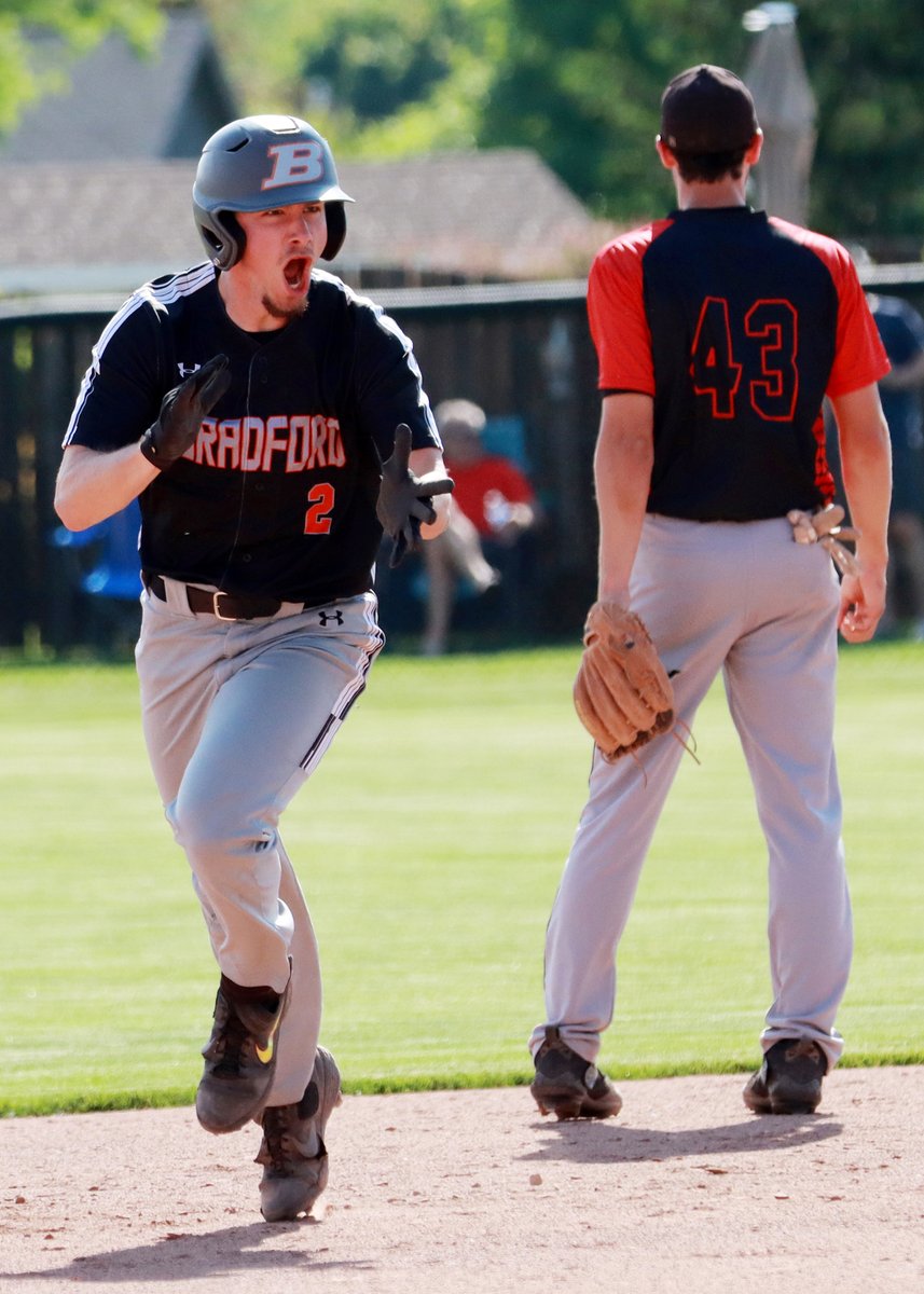 WOAC Sports (@woacsports) on Twitter photo Recent WOAC Player of Year Tucker Miller of Bradford threw a complete game shutout & an RBI by Landon Monnin & Landon Wills gave the Roaders a 2-0 win over #1 seed Ft. Loramie to advance to District Championship game.
<a href="/roader_baseball/">Bradford Baseball</a> <a href="/RailroaderAD/">Bradford Athletics</a>
Don Selanders Photo Recent WOAC Player of Year Tucker Miller of Bradford threw a complete game shutout & an RBI by Landon Monnin & Landon Wills gave the Roaders a 2-0 win over #1 seed Ft. Loramie to advance to District Championship game.
<a href="/roader_baseball/">Bradford Baseball</a> <a href="/RailroaderAD/">Bradford Athletics</a>
Don Selanders Photo