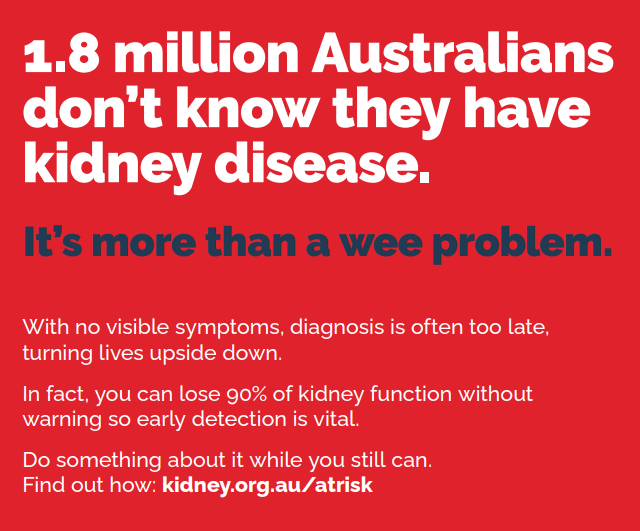 BEAT_CKD's tweet photo. It's time to think about your kidneys! It’s more than a wee problem. #kidneyhealthweek Get the facts at https://t.co/B1JnUzbNrN https://t.co/0nxNMAPjWi