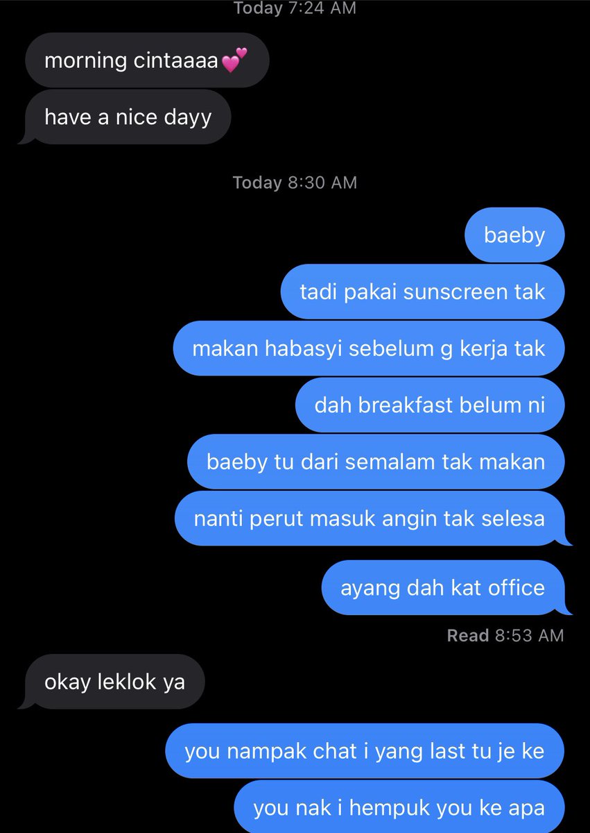 zedrodzuan's tweet photo. lelaki memang suka baca last text je eh ? nak hempuk dia boleh tak ? https://t.co/A7EBIesiaI