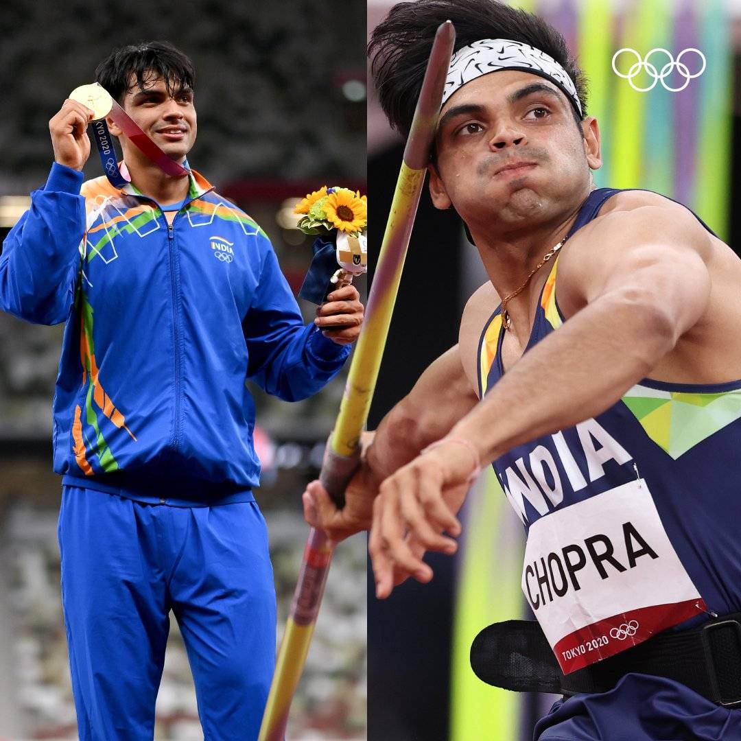 #Proud #IndianArmy congratulates #Olympics Gold Medalist Subedar @Neeraj_chopra1 on becoming the World No 1 ranked athlete in men's #Javelin throw. @Neeraj_chopra1 becomes the 1st Indian track and field athlete to achieve this historic feat. #IndianArmy