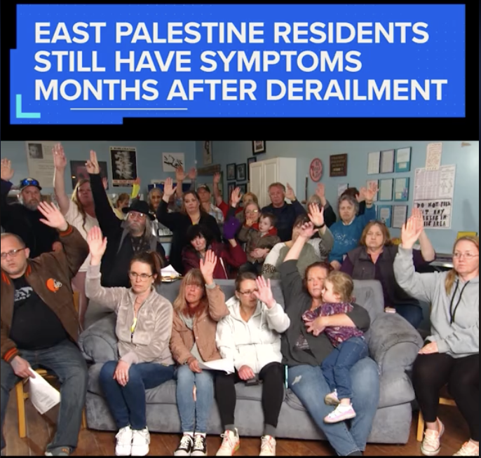 PushDemsLeft's tweet photo. East Palestine residents in battleground state Ohio still don't have clean water. They're still getting sick, and they're still being exploited.

But Biden, who's found time to go to 7 other countries since the derailment, still can't be bothered to visit as promised. https://t.co/Ir56H1wqs8