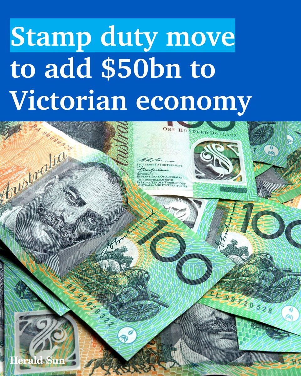 Herald Sun on Twitter "Stamp duty will be abolished for some