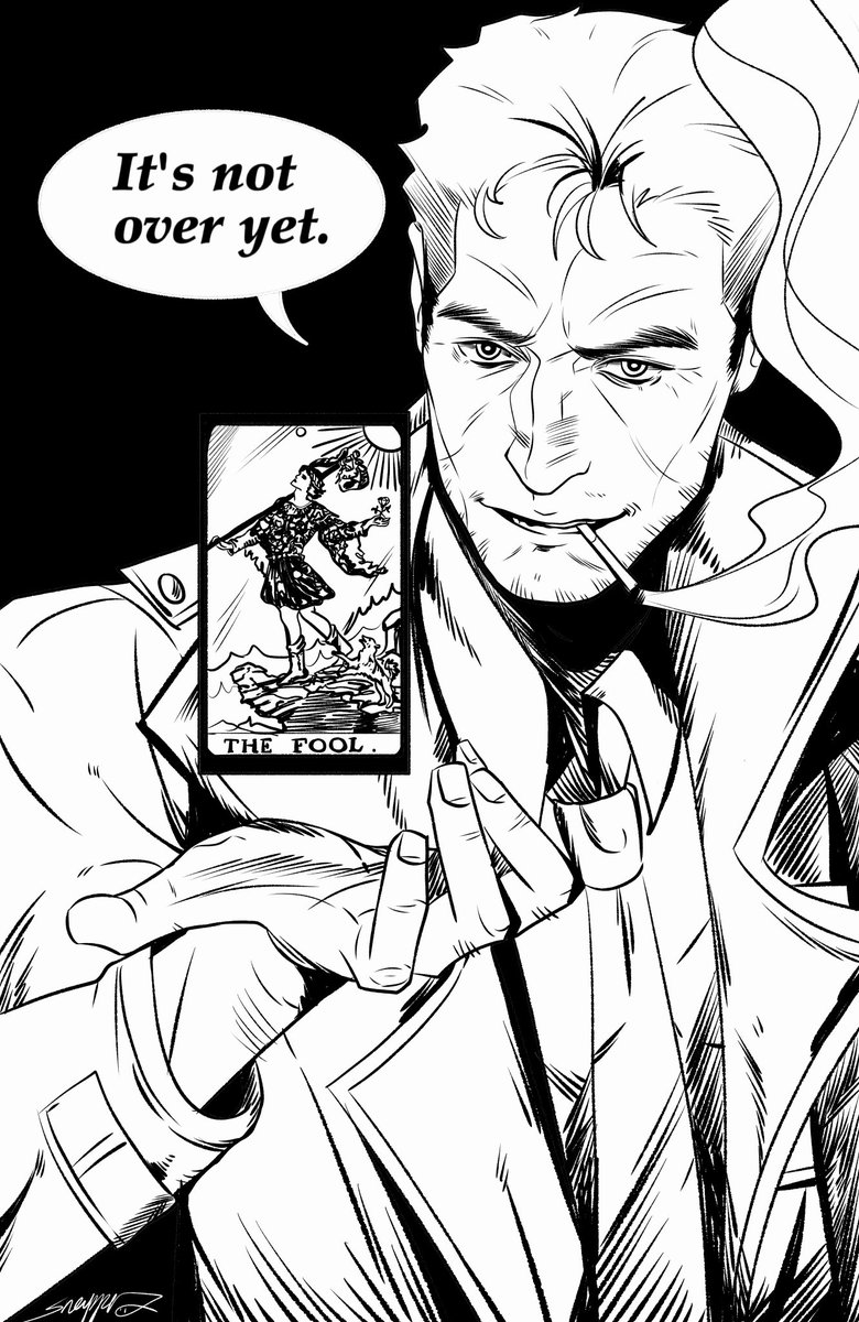 I've had a crush on this *bastard for almost 9 years, and now I finally know how to draw him. Hope you like my my art btw!
#johnconstantine #hellblazer #DC #DCcomics #vertigocomics #DCvertigo