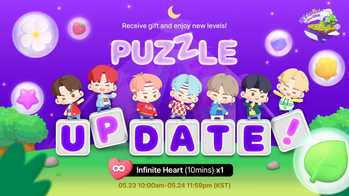 ／
NEW MISSION＆PUZZLE
UPDATE!!
＼
🧩2851 ～ 2900レベルが新たに追加されました！

また、今日のミッションに
チャプター2「冬の島」7日目の物語も追加✨
是非お見逃しなく😊

onl.tw/hrT28uh

#IntheSEOM #BTSIsland #インザソム