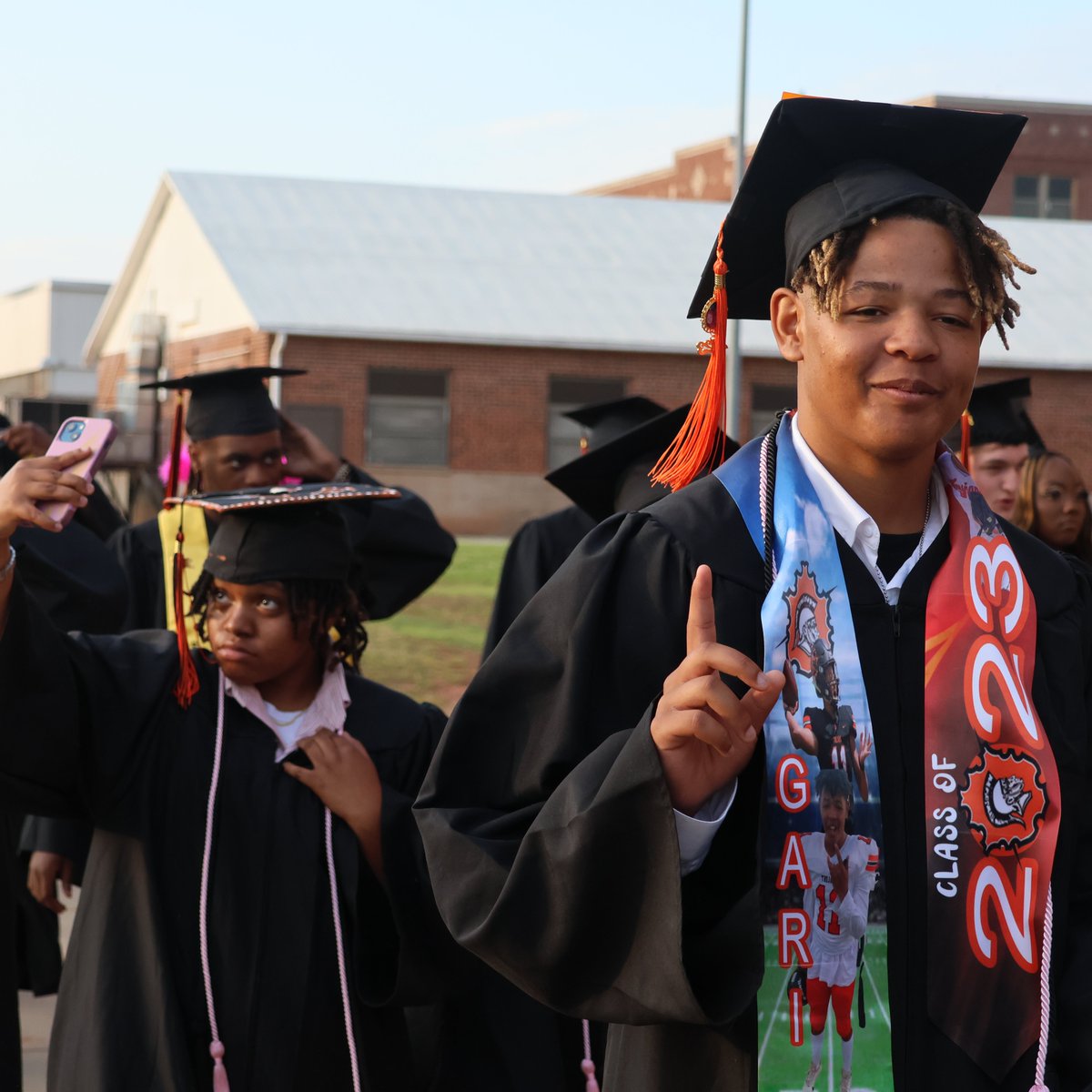 OKCPS's tweet photo. #OKCPSGraduation: Let's do this, Douglass!
You make us proud, grads. 🥹 https://t.co/XortL009M0