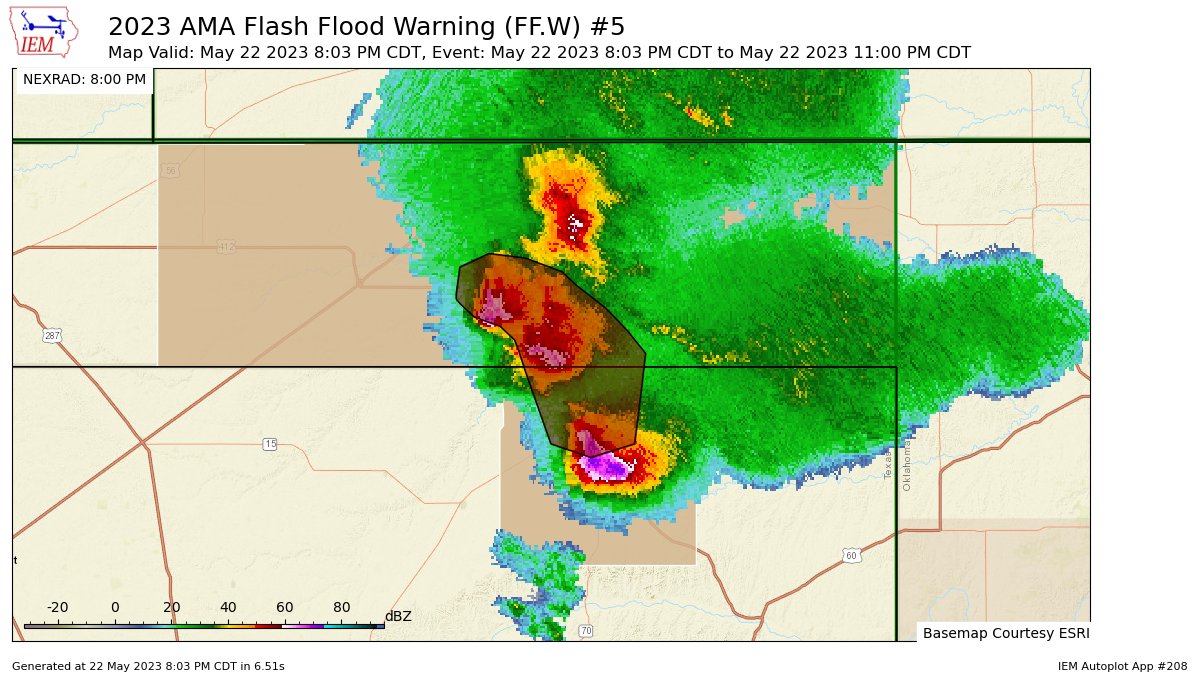 Texas Weather Alerts on Twitter "AMA issues Flash Flood Warning [flash