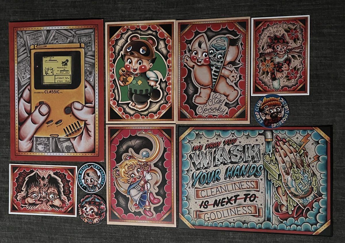 SydneEdgington's tweet photo. Forgotten purchases make the best surprises. Superb prints and stickers @ScottjGunner https://t.co/0ReBsXprLu