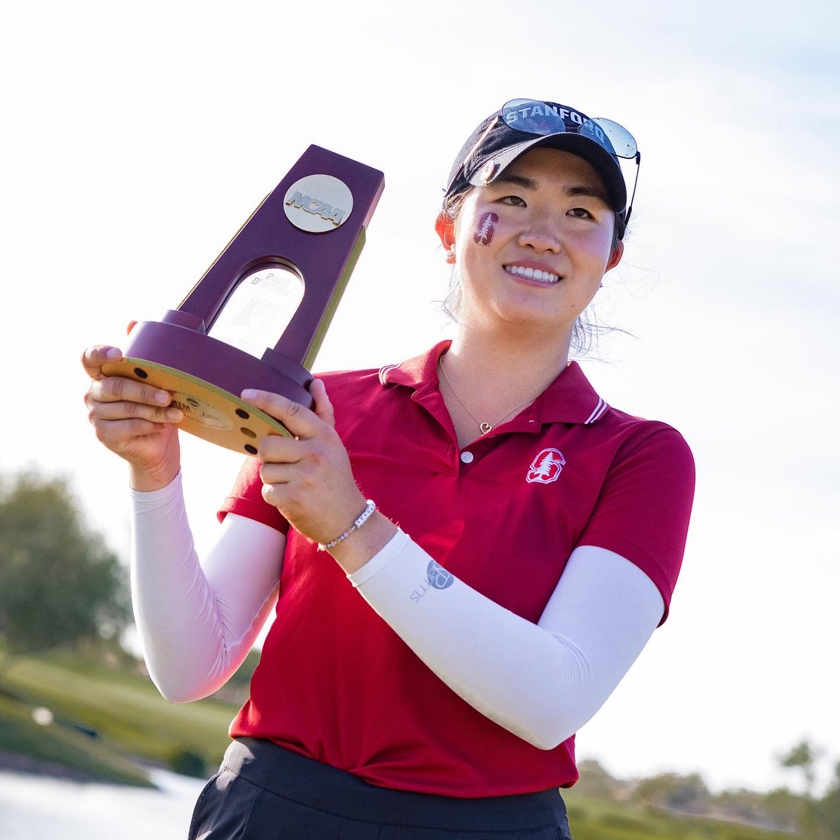 GoStanford's tweet photo. 2021 NCAA Champ: @rachelheck2020 
2022 NCAA Champ: Rose Zhang
2023 NCAA Champ: Rose Zhang

Stanford. Dominance.

#GoStanford https://t.co/WMzZFCp6UD